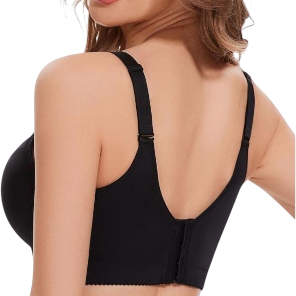 Sleek Black Supportive Bra - Picture 4 of 4